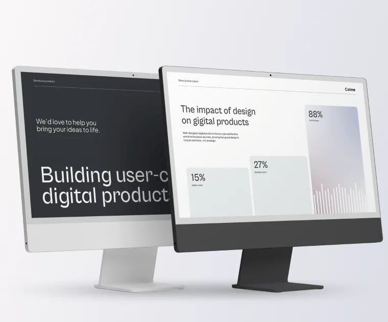 Presentación en pantallas