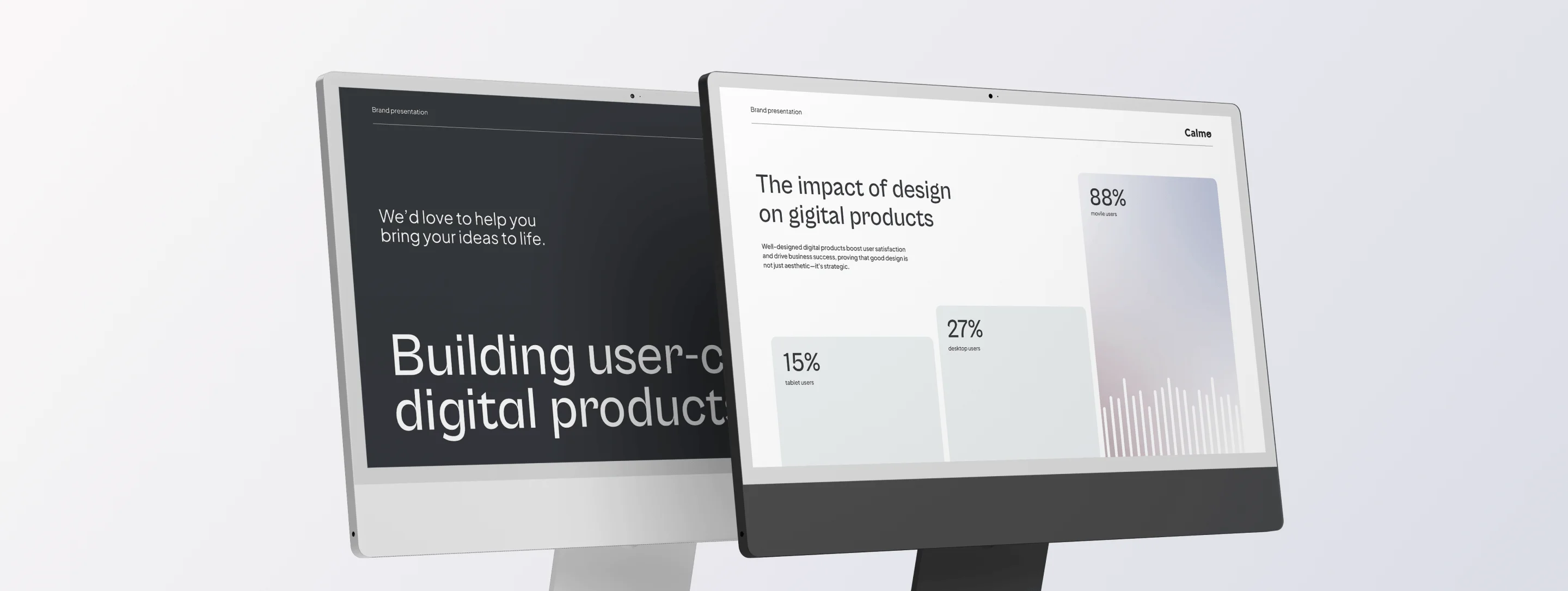 Presentación en pantallas