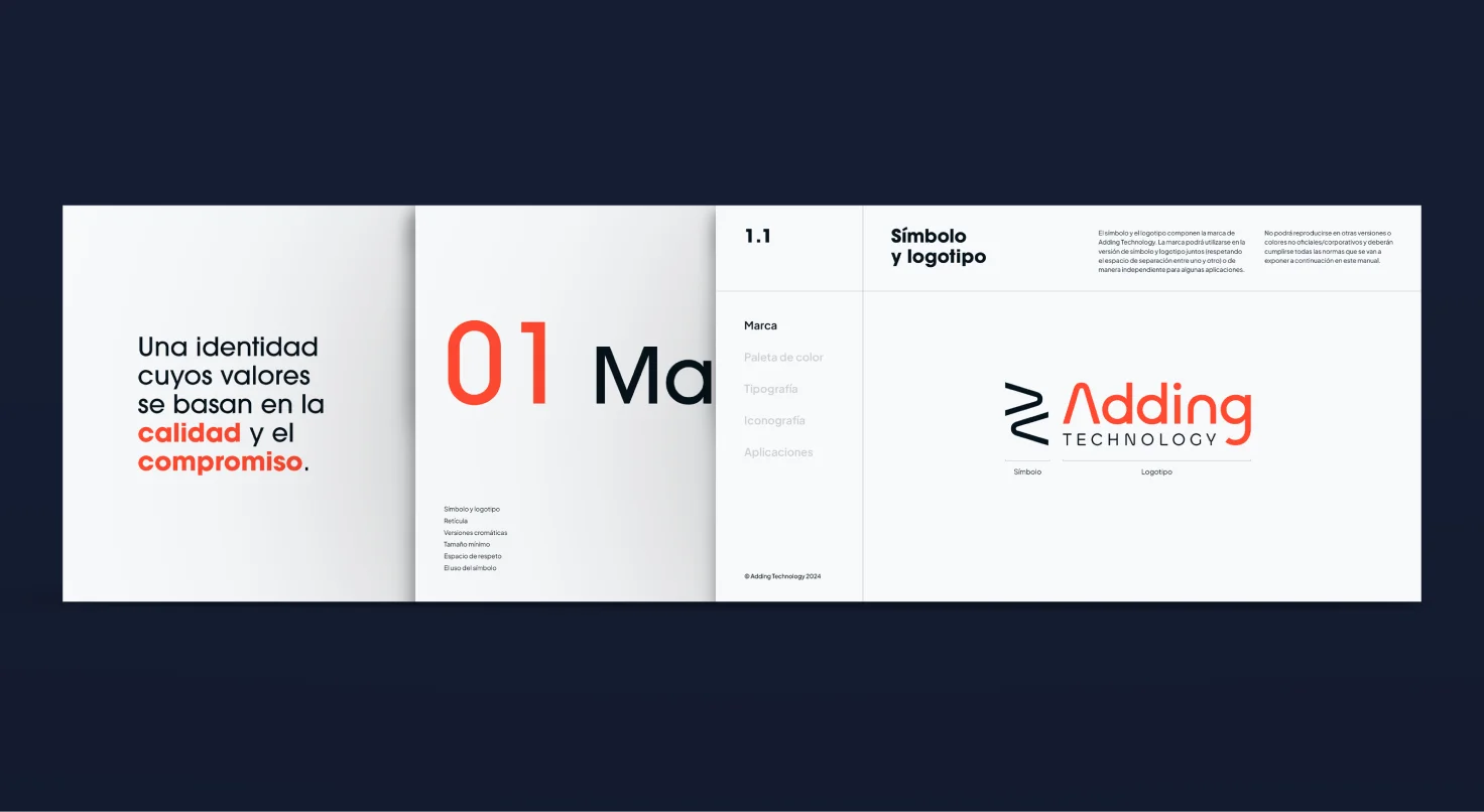 Elementos visuales de la identidad de marca